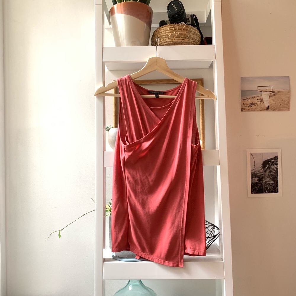 Peach/rose cross tank